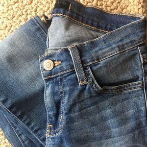 Flying monkey mid-rise skinny jeans.